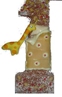 עוגת יום הולדת לגיל שנה